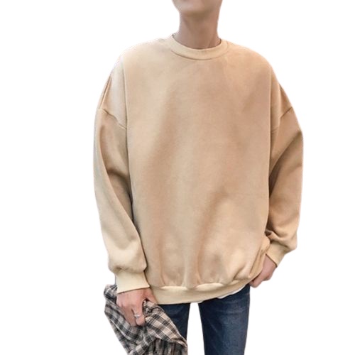 Áo khoác nỉ  Áo sweater màu NUDE nam nữ đẹp form rộng Unisex chất nỉ ngoại dày dặn - LUXCY