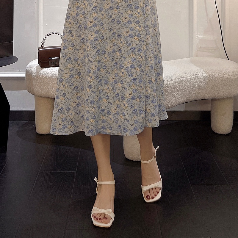 Giày Cao Gót Da Đính Nơ Thời Trang Công Sở Cho Nữ