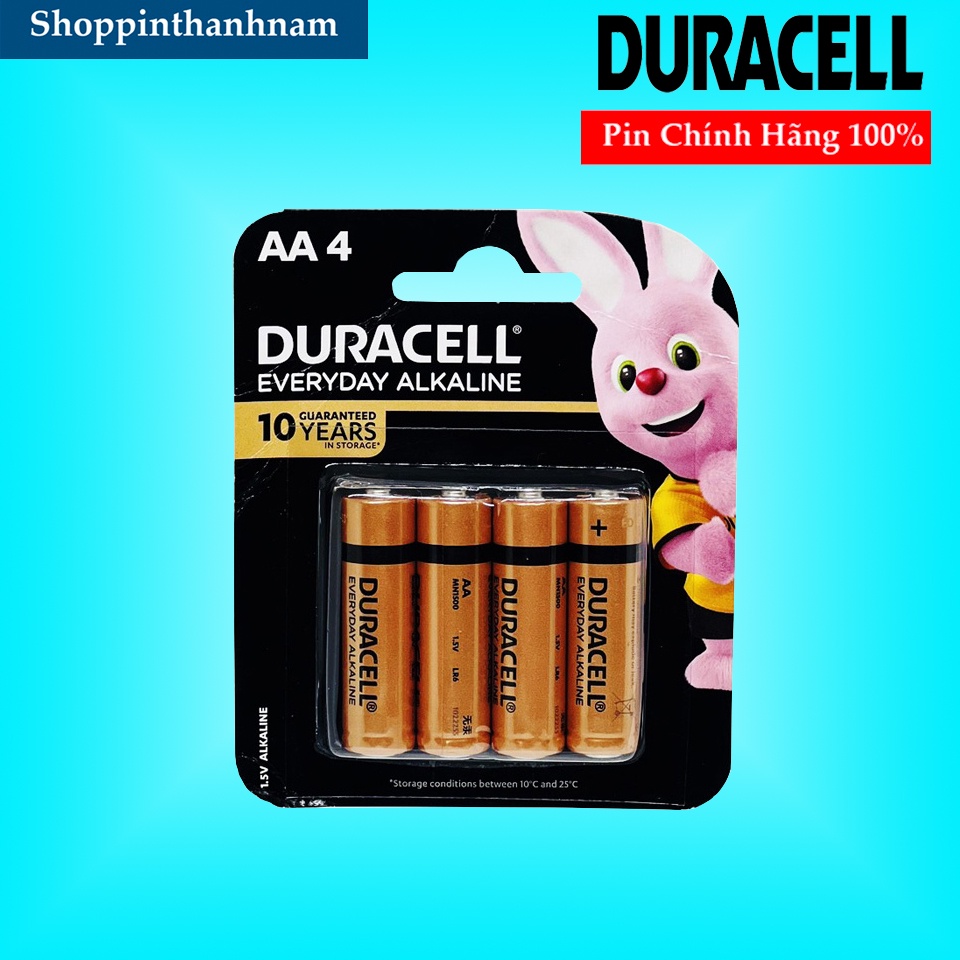 Pin Duracell AA / AAA Cao Cấp Dung Lượng Cao Siêu Bền - Hàng Chính Hãng