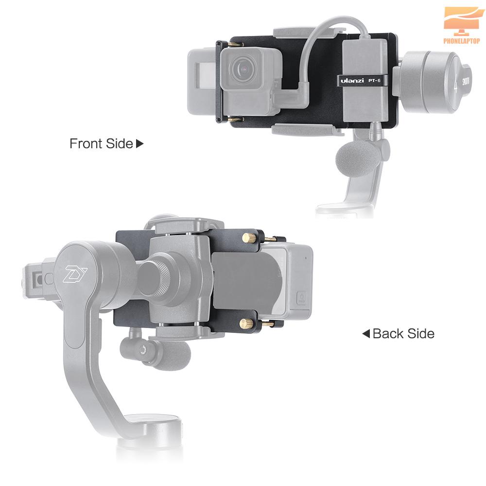 Ulanzi Đế Gắn Máy Ảnh Pt-6 Cho Gopro Hero 7 6 5 For Dji Moza Mini S Zhiyun Smooth 4 Vimble 2