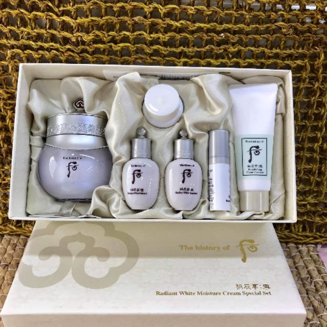 Set kem dưỡng đêm Whoo Radiant White