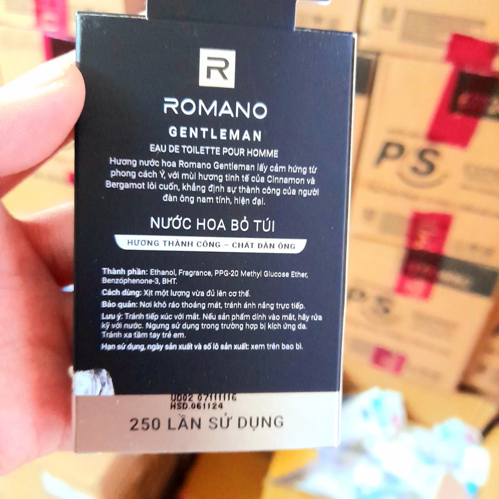 Nước Hoa Bỏ Túi Romano (18ml) | Thế Giới Skin Care