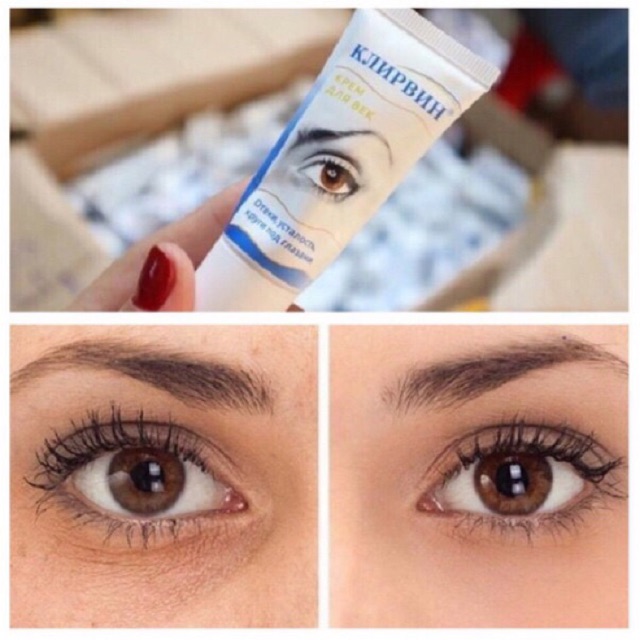Kem Klirvin giảm thâm quầng và tan bọng mắt hiệu: Klirvin-Nga