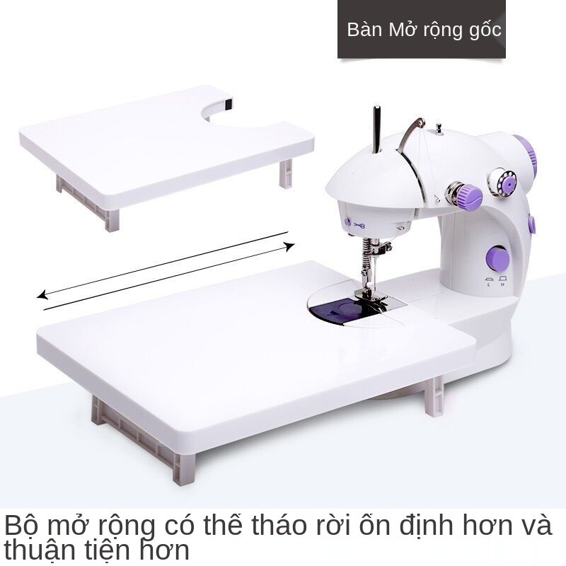 máy may mini gia đình để bàn hướng dẫn sử dụng điện ăn dày tự động thu nhỏ đa chức năng 202 kiểu