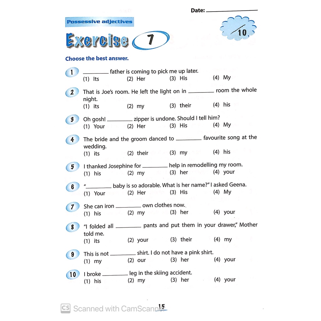 Sách Elementary Grammar - Ngữ Pháp Tiếng Anh Cơ Bản Dành Cho Học Sinh (Workbook 4)