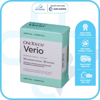 QUE THỬ ĐƯỜNG HUYẾT VERIO (HỘP 50 QUE)