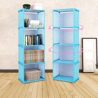 Kệ sách 4 tầng đa năng - Kệ để đồ 4 tầng lắp ghép, chọn màu