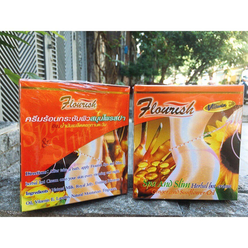 Cao gừng Tan Mỡ Bụng Gừng Flourish Thái Lan