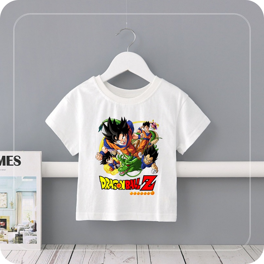 Áo 7 viên ngọc rồng dragon ball vegeta songoku cực đẹp cho bé trai