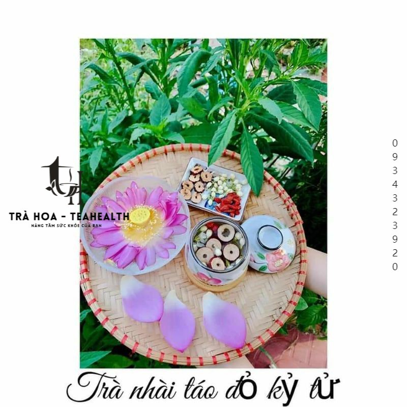 TRÀ HOA NHÀI TÁO ĐỎ KỲ TỬ