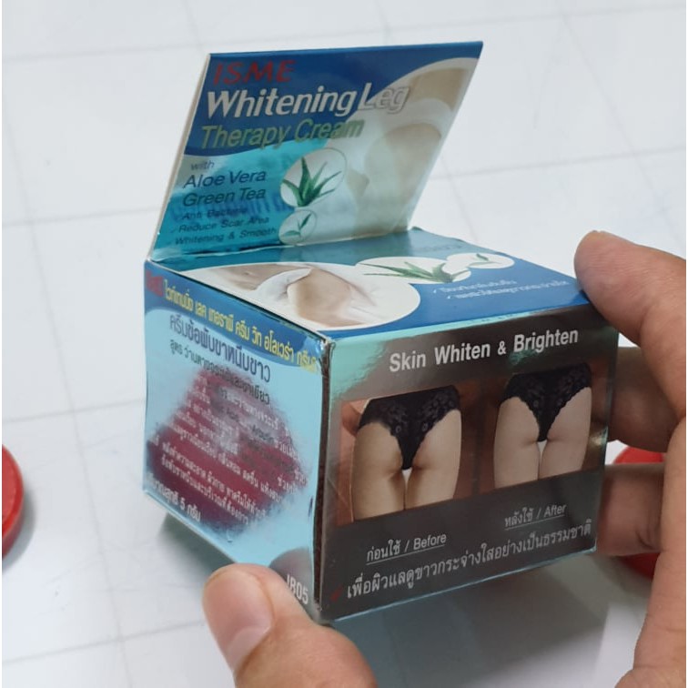 Kem dưỡng vùng mông ISME Whitening Leg 5gram Thái Lan