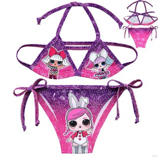 Bikini Hoạ Tiết Hoạt Hình Đáng Yêu Cho Bé Gái