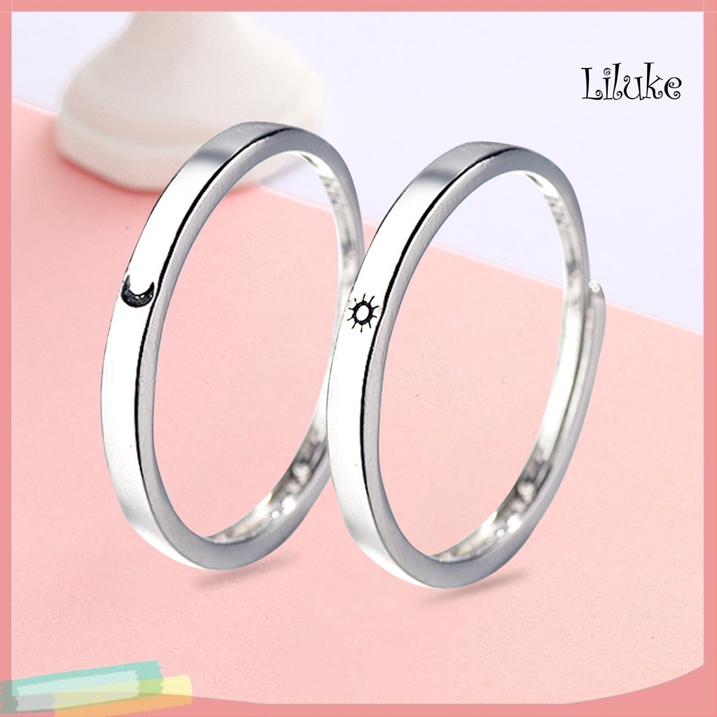 1 Cặp Nhẫn Đồng Chống Trầy Xước Có Thể Điều Chỉnh Kích Thước