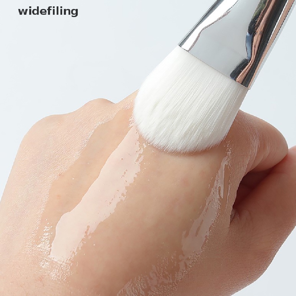 [Hàng mới về] Cọ đắp mặt nạ bùn chăm sóc da mềm mại màu bạc tiện lợi