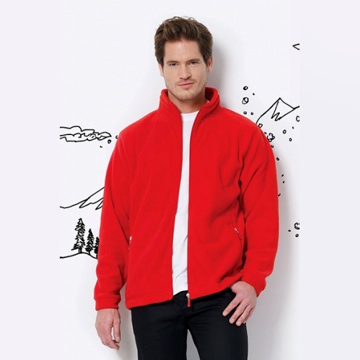Áo Khoác Nam Lót Lông Cừu Dày Màu Đỏ Size XL-XXL