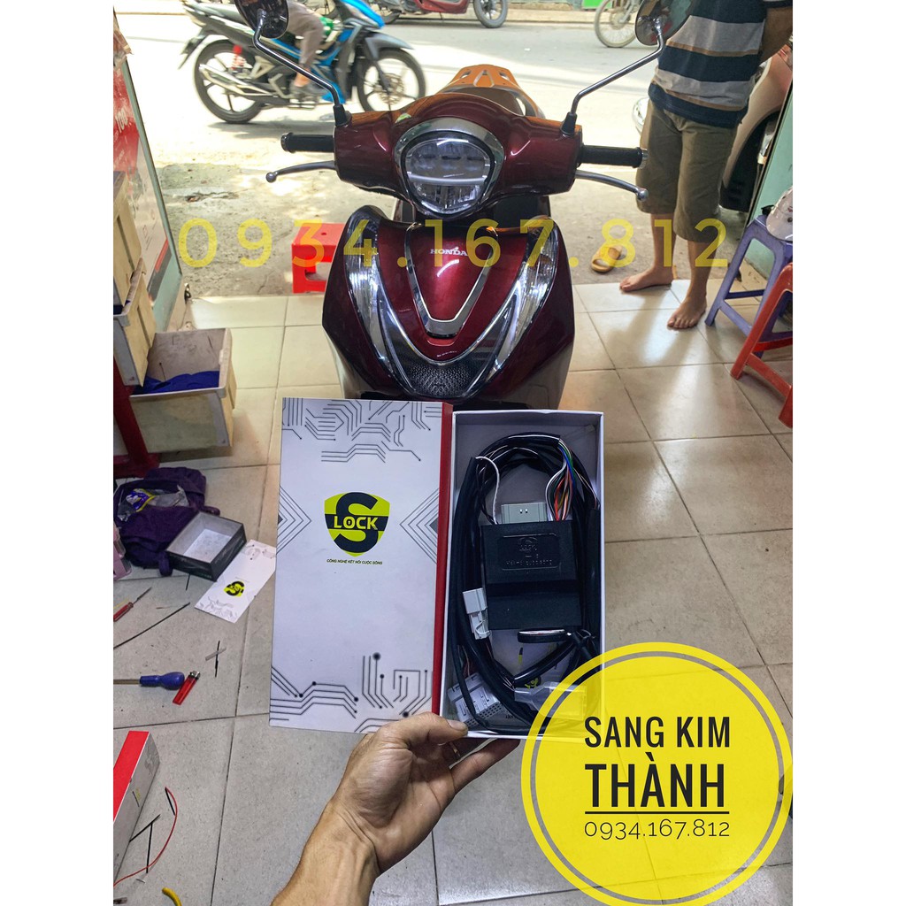 Thiết Bị Chống Cướp S-Lock Smartkey Tích Hợp Trên Remote Khoá Smartkey Honda Sh Mode