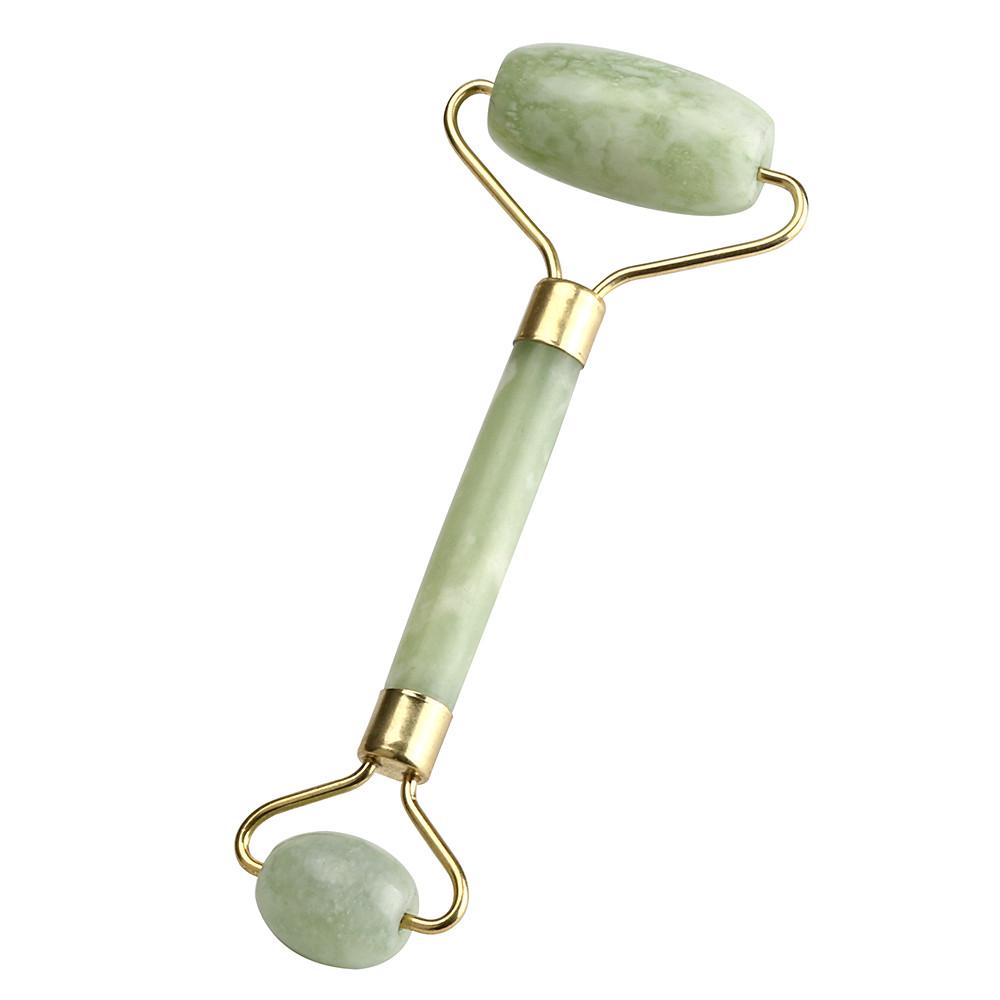 [READY STOCK] Facial Massage Jade Roller Natural Beauty Device
