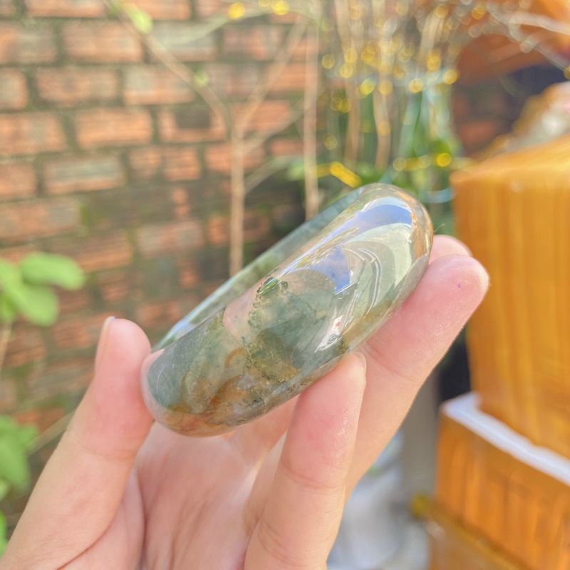 Vòng tay bản liền băng thủy tảo vân vàng