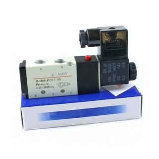 Van điện từ 5/2 airtac 4v210-08 điện áp 220v,24, 12v, 110v