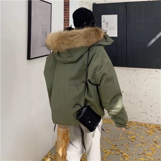 áo phao lông vũ ulzzang style
