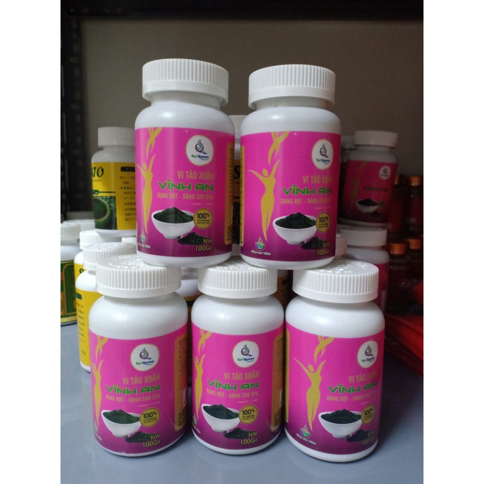 Tảo Bột [Vĩnh An Hồng] 100g dùng cấy tảo trong Spa/TMV giúp da sáng mịn, trắng hồng