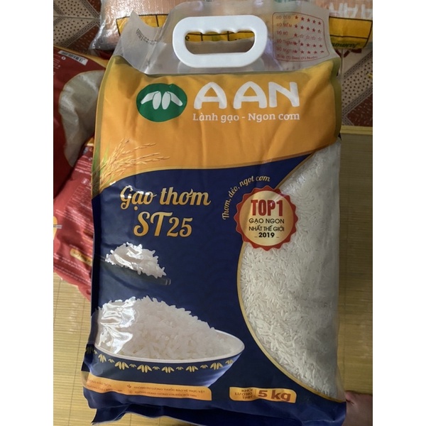 Gạo ST25 Sóc Trăng tập đoàn A An 5kg/túi