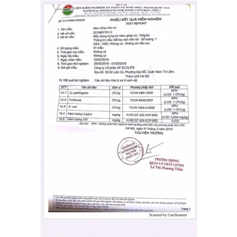 Men sống hữu cơ hộp 30 gói, date 2024 [Ecolife]