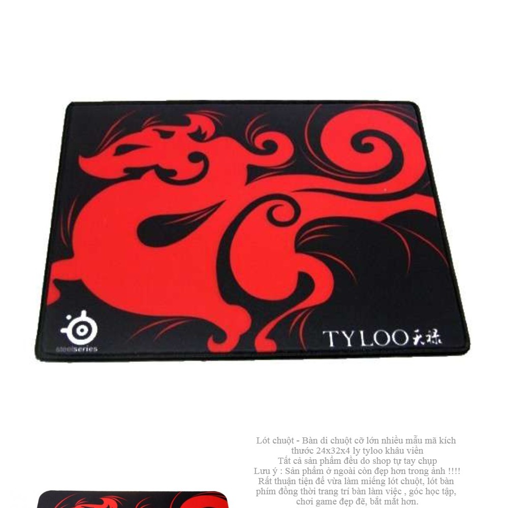 Lót chuột Pad Mouse TYLOO (290x250x2 mm). Vi Tính Quốc Duy.