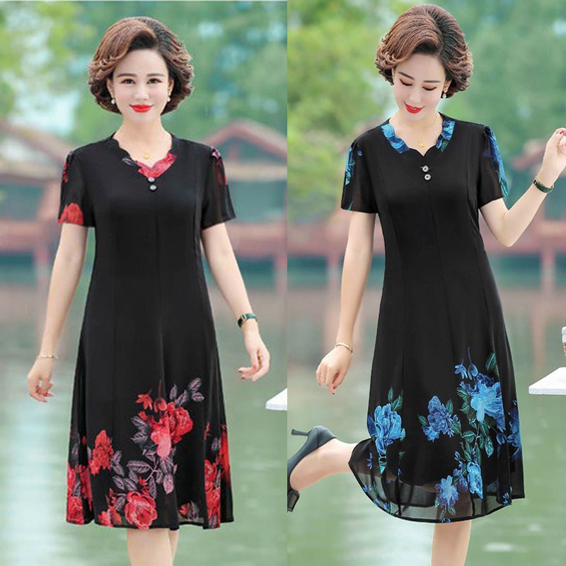 ĐẦM TRUNG NIÊN DÁNG SUÔNG CỔ CÁCH ĐIỆU