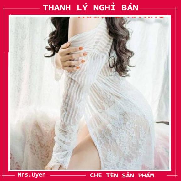 Áo choàng ngủ sexy, áo choàng đi biển ren quến rũ, gợi cảm, chụp ảnh studio, indoor | BigBuy360 - bigbuy360.vn