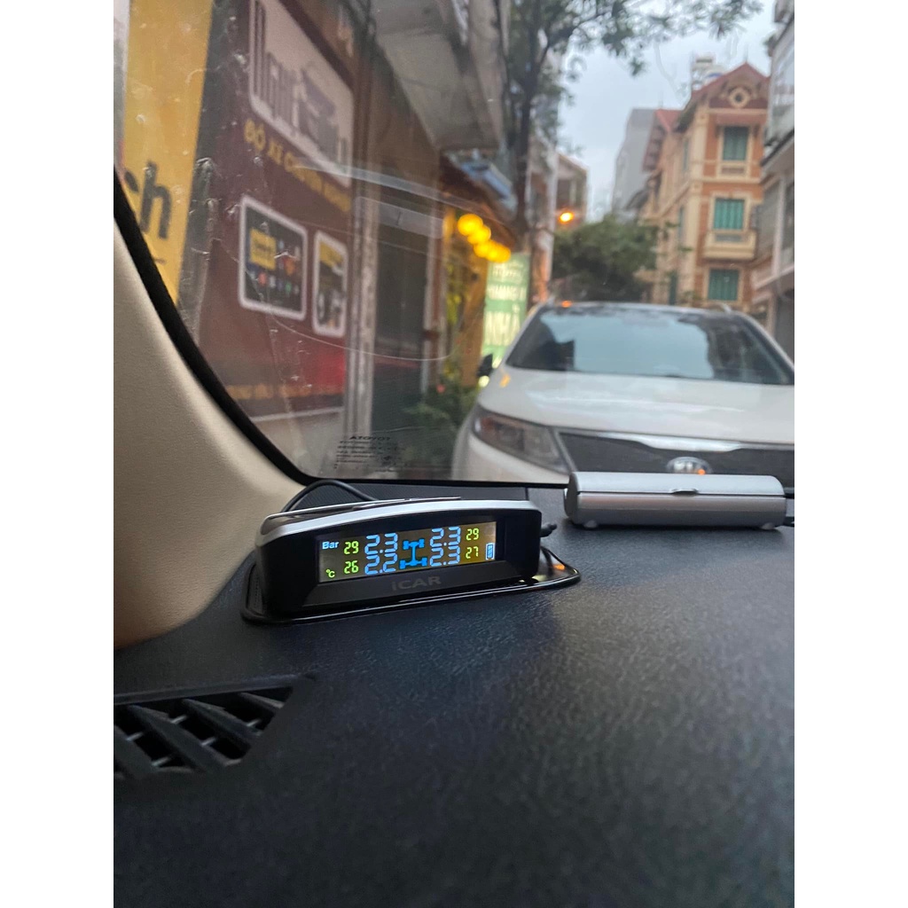 ICAR TN405 _ Hệ Thống Cảm Biến Áp Suất Lốp TN405 Có Màn Hình Năng Lượng Mặt Trời