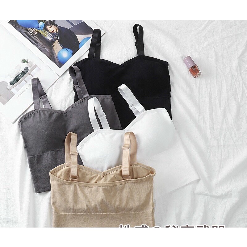 Áo bra crotop nữ dây to dày dặn có mút | BigBuy360 - bigbuy360.vn
