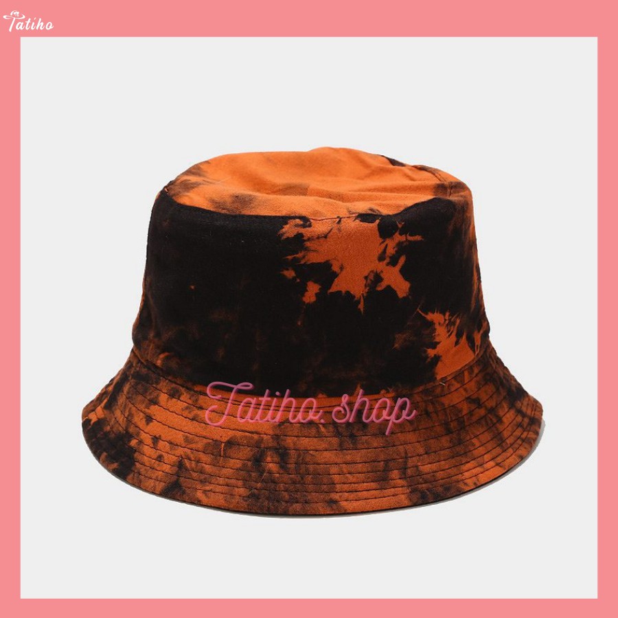 [Hàng Xịn, Giá Tốt] Mũ Nón Bucket Vành Ngắn Màu Loang Cao Cấp Unisex Thời Trang - Mã NV006