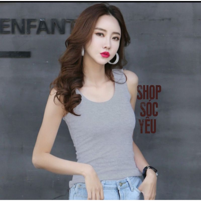 [SHOPEE TRỢ GIÁ ] Áo thun sát nách 35- 55kg ,áo ba lỗ đủ màu sắc,vải borip dày,mịn,co giãn thoải mái | BigBuy360 - bigbuy360.vn