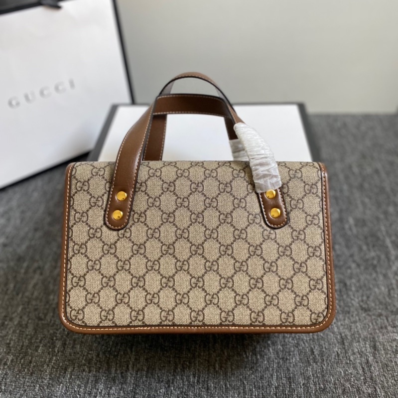 Túi xách nữ thương hiệu Gucci GC cao cấp da thật dáng hộp chữ nhật