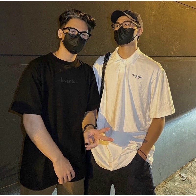 Áo thun Polo Levents Mini Popular nam nữ form rộng 40kg đến 90kg full tag Thời trang Unisex HCM AL206