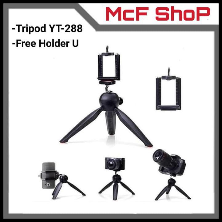 Chân Tripod Yunteng Yt-288 Cho Điện Thoại / Máy Ảnh Kỹ Thuật Số