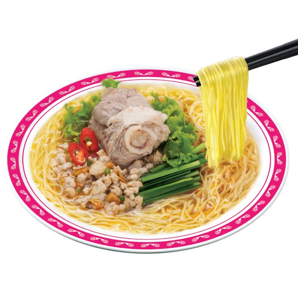 Mì không chiên Nissin 365  Xí Quách Thịt Bằm, Tôm Chua Cay, Lẩu Thái Hải Sản, Rong biển nhật