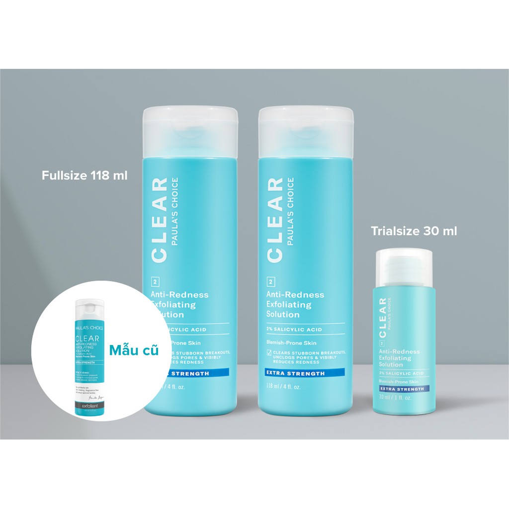 Tinh chất giảm mụn 2% BHA Paula's Choice clear extra strength anti-redness TẶNG mặt nạ Sexylook (Nhập khẩu)