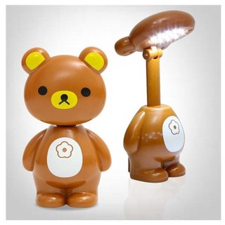 Đèn bàn học, làm việc, đọc sách, đèn led kẹp bàn chống cận thị, chân sạc usb,hình chú Gấu rất dễ cưng