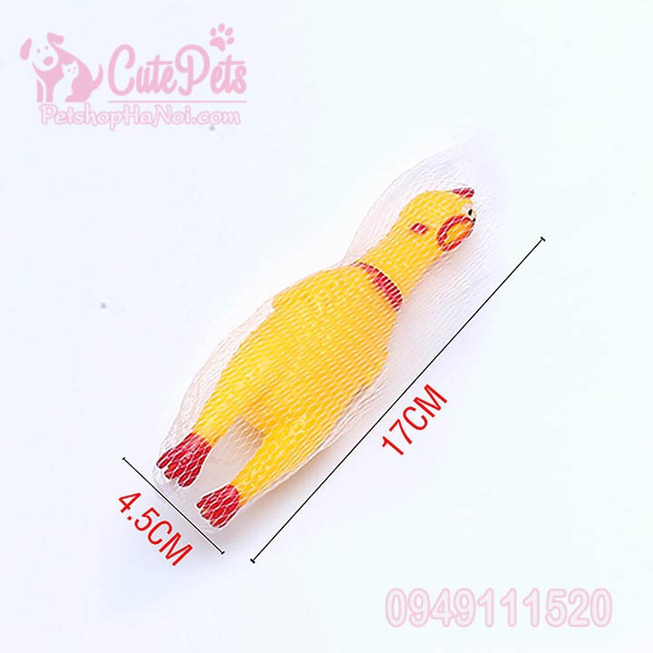 🐔 Đồ chơi gà la hét dành cho thú cưng - Đồ thú cưng - CutePets Phụ kiện chó mèo Pet Shop