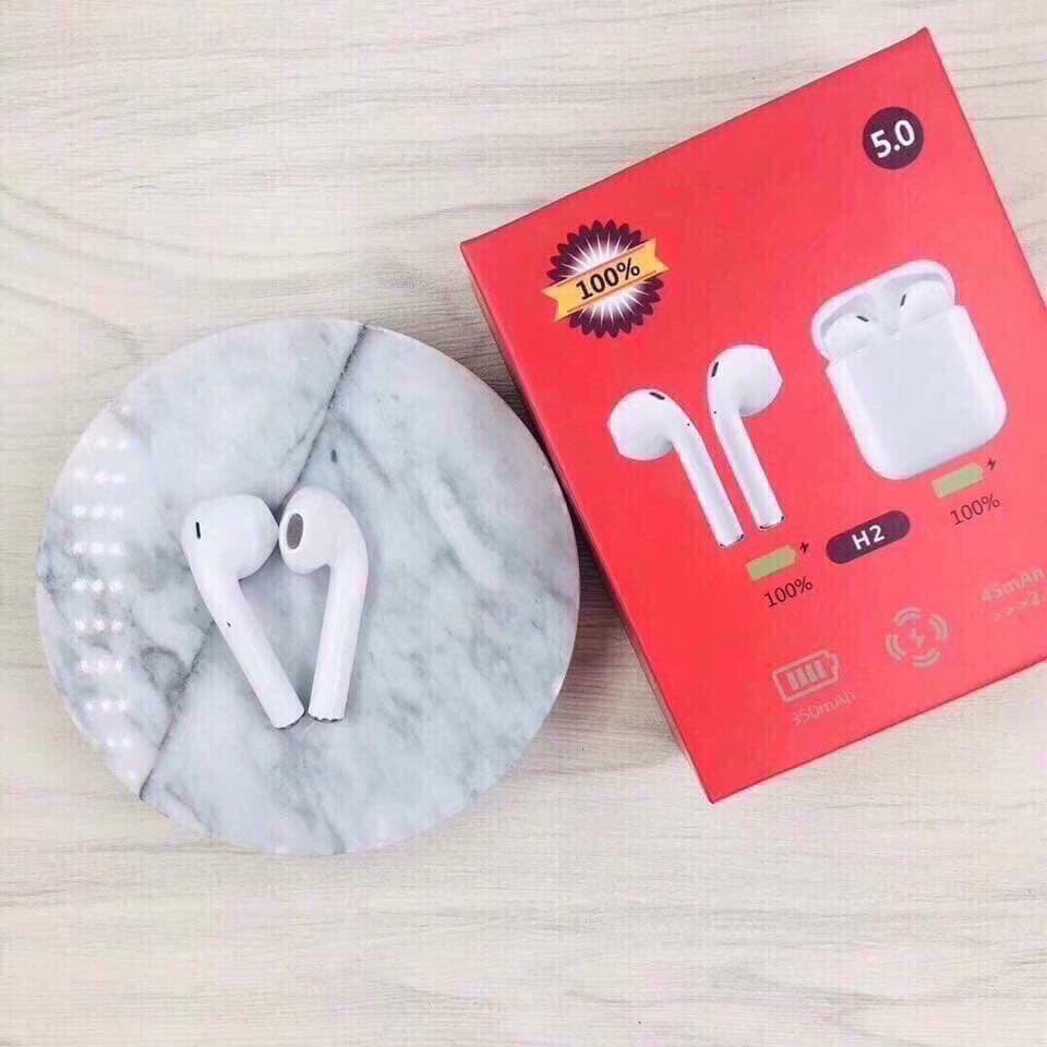 Tai nghe bluetooth không dây 2 tai H2, tai nghe airpod