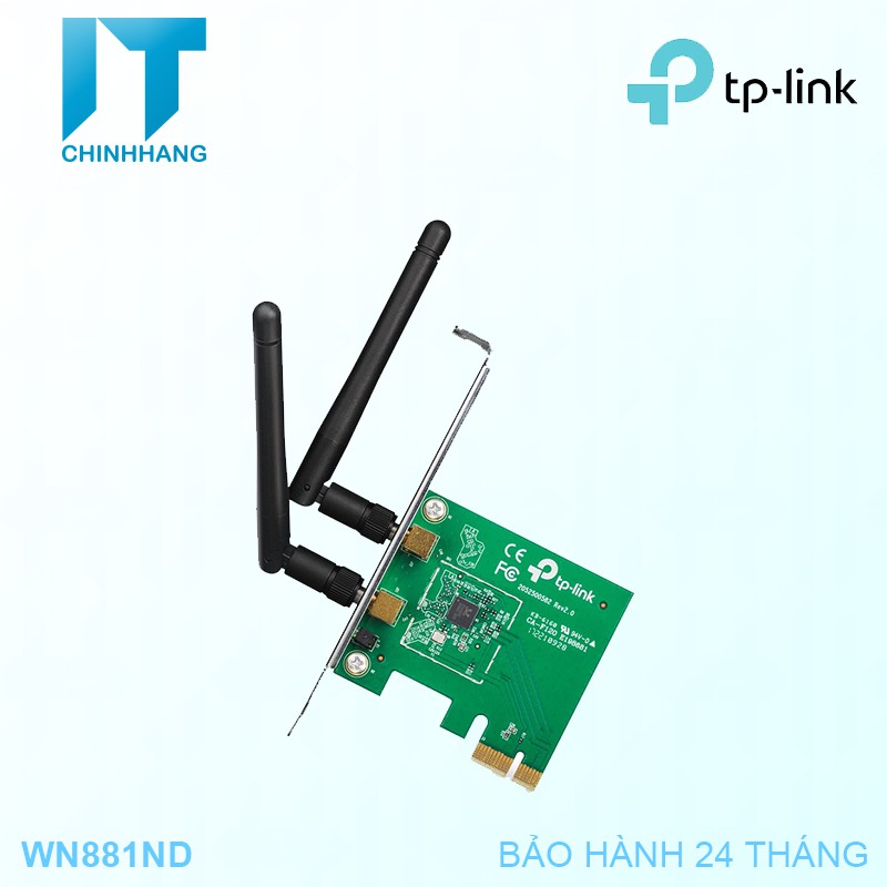 Card Wifi Tp-Link WN881ND Chuẩn PCI Express Tốc Độ 300Mbps - Hàng Chính Hãng