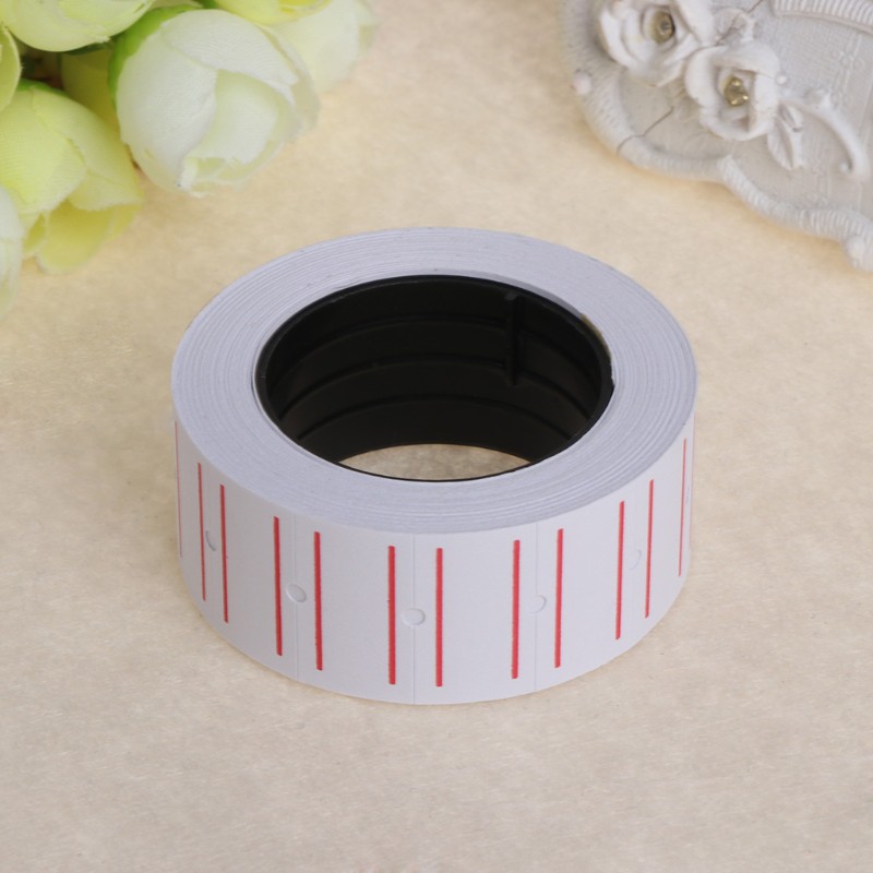 Cuộn 500 nhãn dán màu trắng tự dính thích hợp cho văn phòng