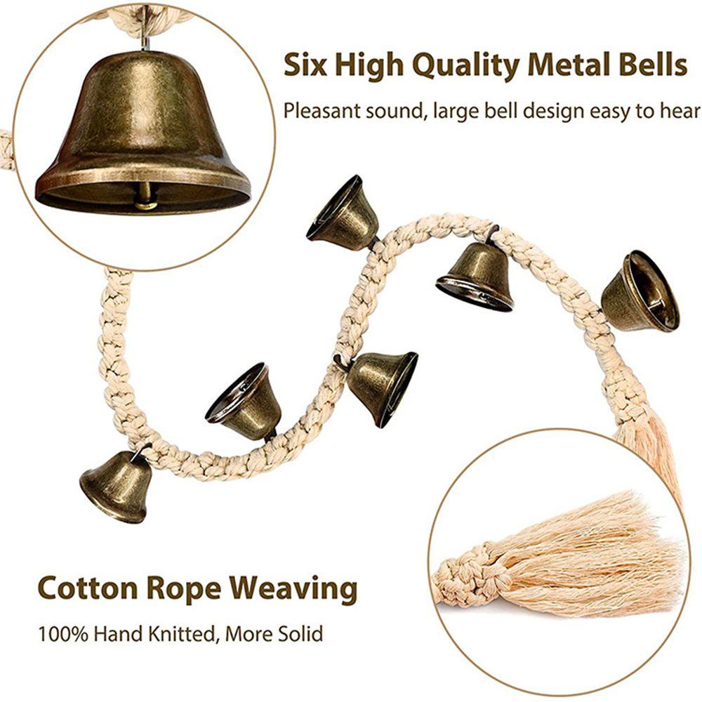 Đồ Chơi Chuông Cửa Dây Thừng Cotton Chất Lượng Cao Có Thể Điều Chỉnh Cho Chó Cưng