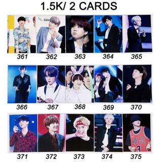 Sale set card SUGA BTS 3