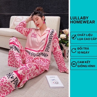 Pyjamas lụa mịn đẹp thoáng mát Quảng châu cao cấp
