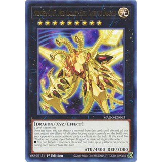 [ Zare Yugioh ] Lá bài thẻ bài MAGO -EN063 - Number C107: Neo Galaxy-Eyes Tachyon Dragon - Rare