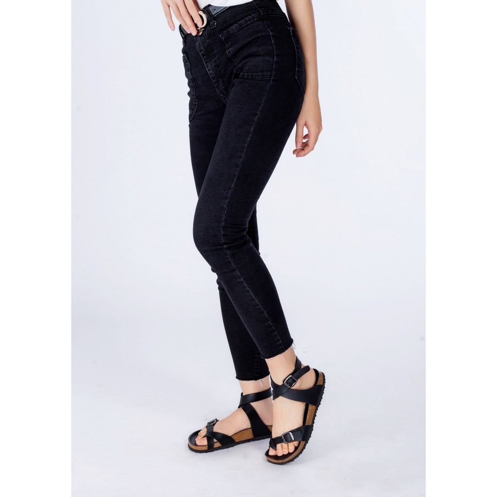 Giày sandal quai hậu Unisex xuất khẩu Châu Âu dòng Pu leather Mã D16 birken việt nam