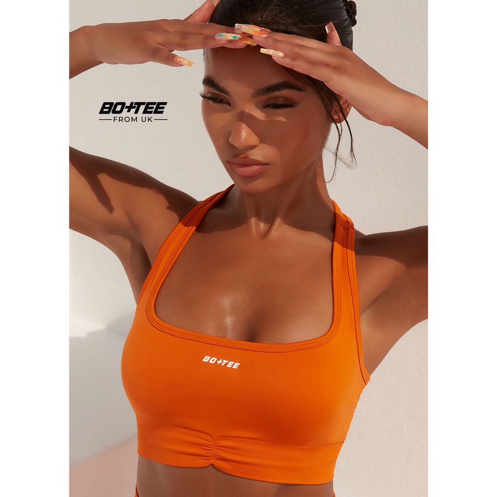 Bo+Tee - Áo bra thể thao nhún ngực, áo 2 dây tập gym, yoga, dance